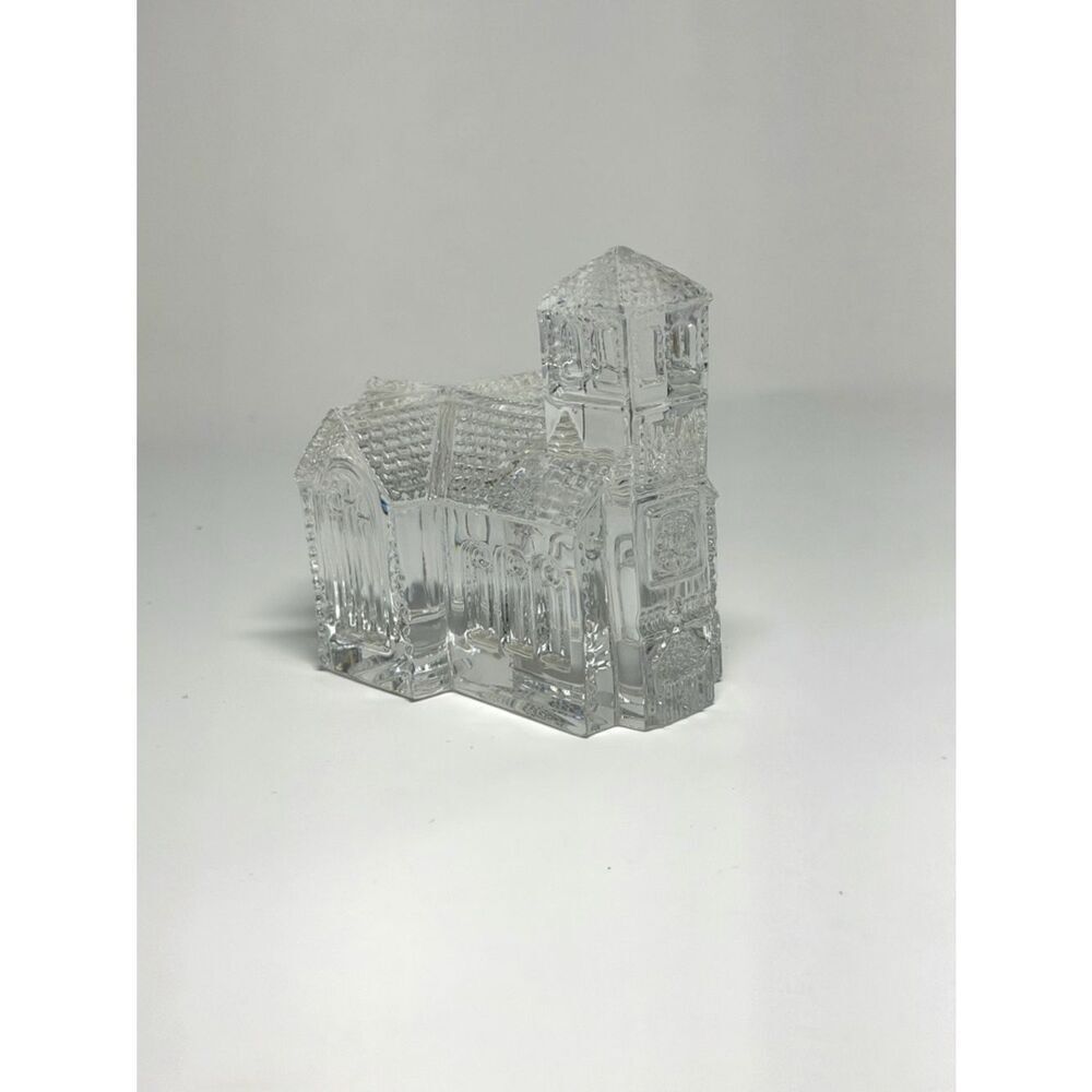 Waterford Lismore Village Church Crystal 4”